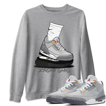 Jordan 3 Cool Grey Sneaker Match Tees Jordan Gang Sneaker Tees Jordan 3 Cool Grey Sneaker Release Tees Unisex Shirts