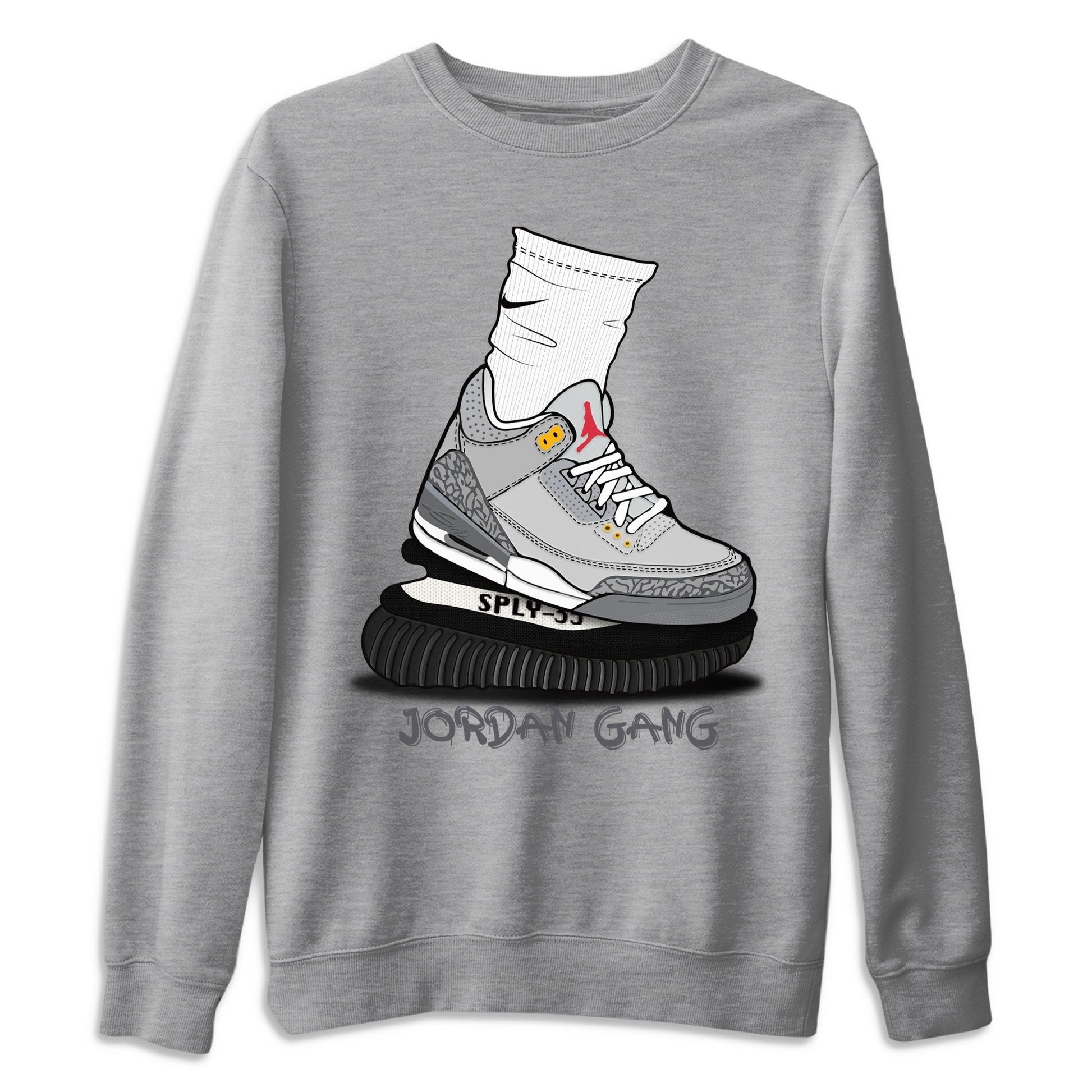 Jordan 3 Cool Grey Sneaker Match Tees Jordan Gang Sneaker Tees Jordan 3 Cool Grey Sneaker Release Tees Unisex Shirts