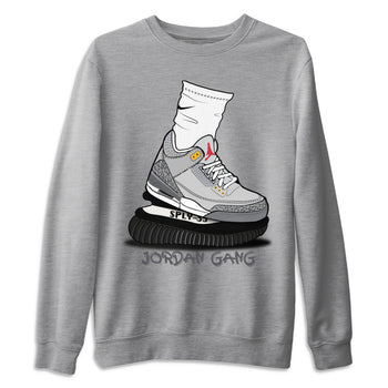 Jordan 3 Cool Grey Sneaker Match Tees Jordan Gang Sneaker Tees Jordan 3 Cool Grey Sneaker Release Tees Unisex Shirts