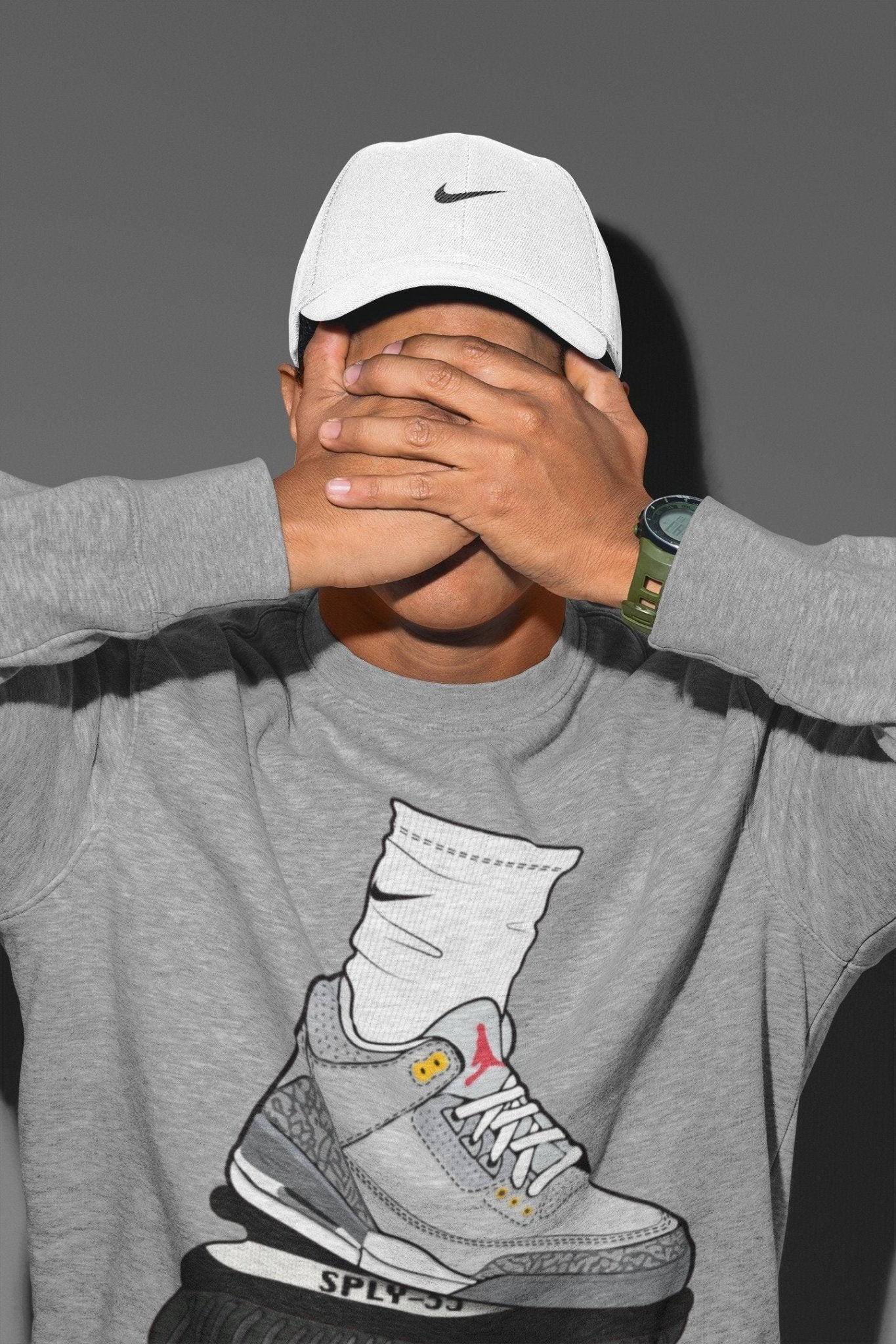 Jordan 3 Cool Grey Sneaker Match Tees Jordan Gang Sneaker Tees Jordan 3 Cool Grey Sneaker Release Tees Unisex Shirts