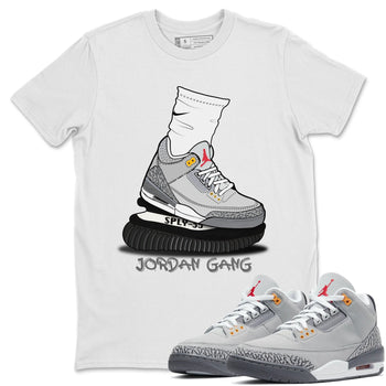Jordan 3 Cool Grey Sneaker Match Tees Jordan Gang Sneaker Tees Jordan 3 Cool Grey Sneaker Release Tees Unisex Shirts