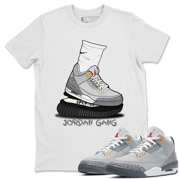Jordan 3 Cool Grey Sneaker Match Tees Jordan Gang Sneaker Tees Jordan 3 Cool Grey Sneaker Release Tees Unisex Shirts