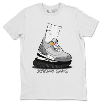 Jordan 3 Cool Grey Sneaker Match Tees Jordan Gang Sneaker Tees Jordan 3 Cool Grey Sneaker Release Tees Unisex Shirts