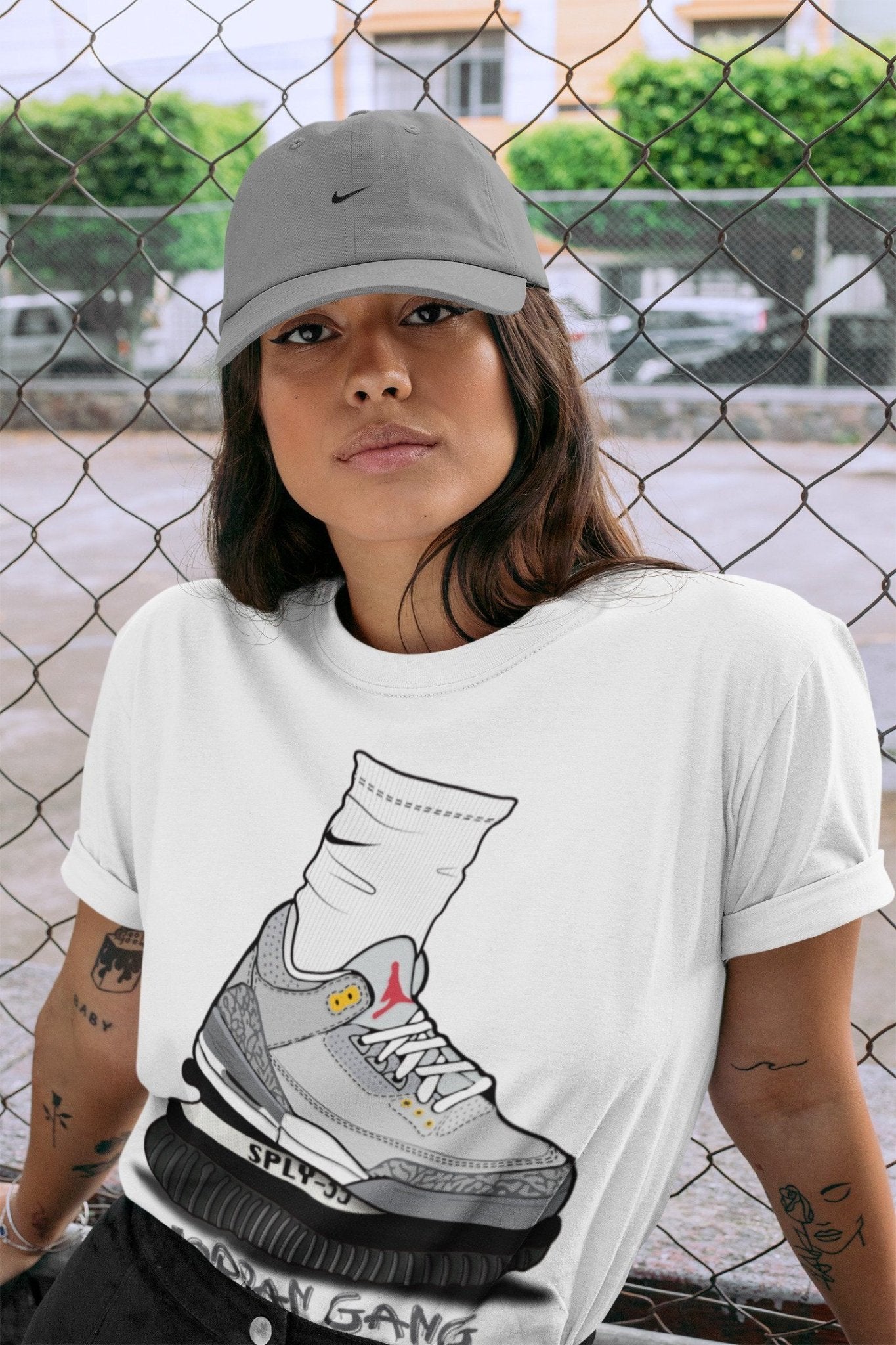 Jordan 3 Cool Grey Sneaker Match Tees Jordan Gang Sneaker Tees Jordan 3 Cool Grey Sneaker Release Tees Unisex Shirts