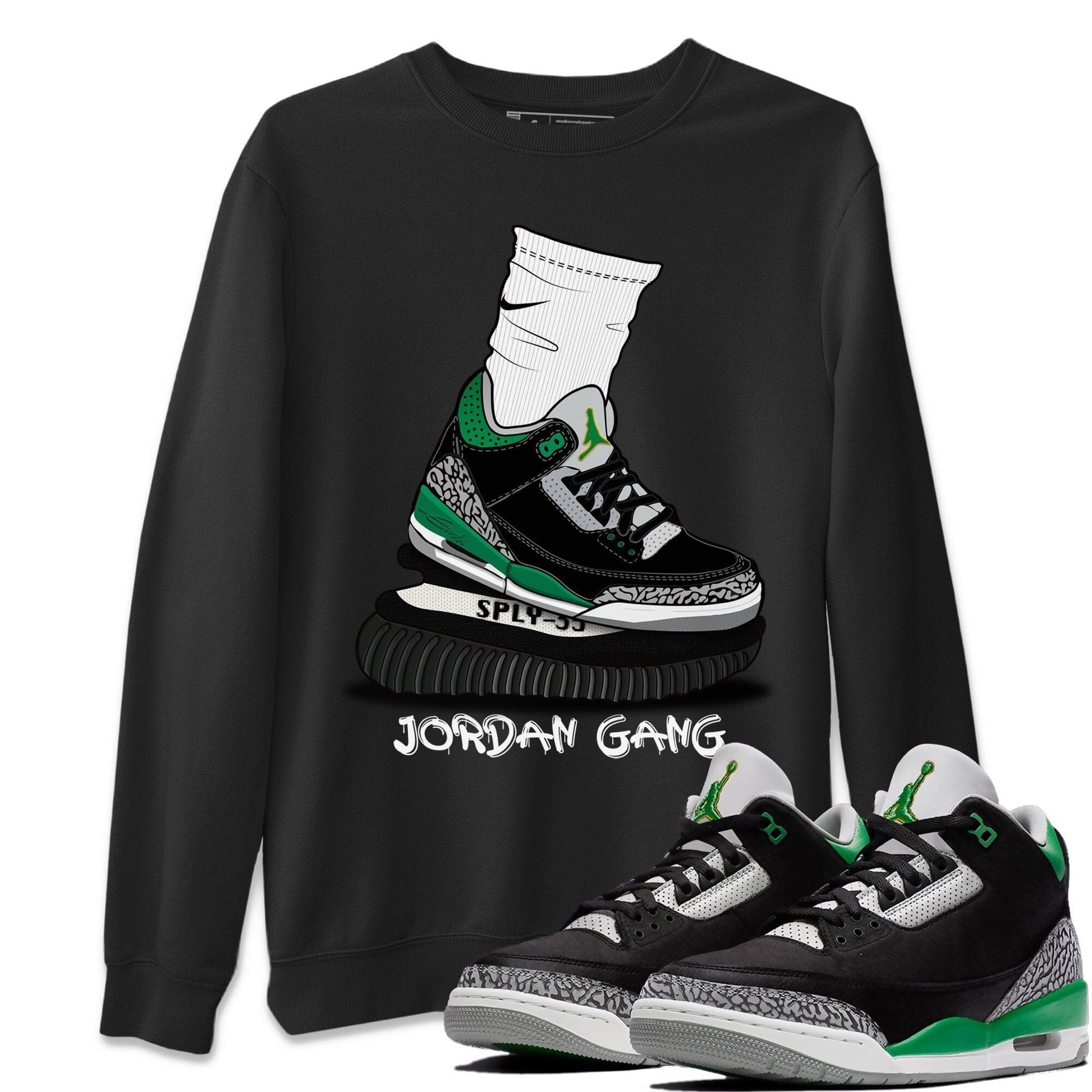 Jordan 3 Pine Green Sneaker Match Tees Jordan Gang Sneaker Tees Jordan 3 Pine Green Sneaker Release Tees Unisex Shirts