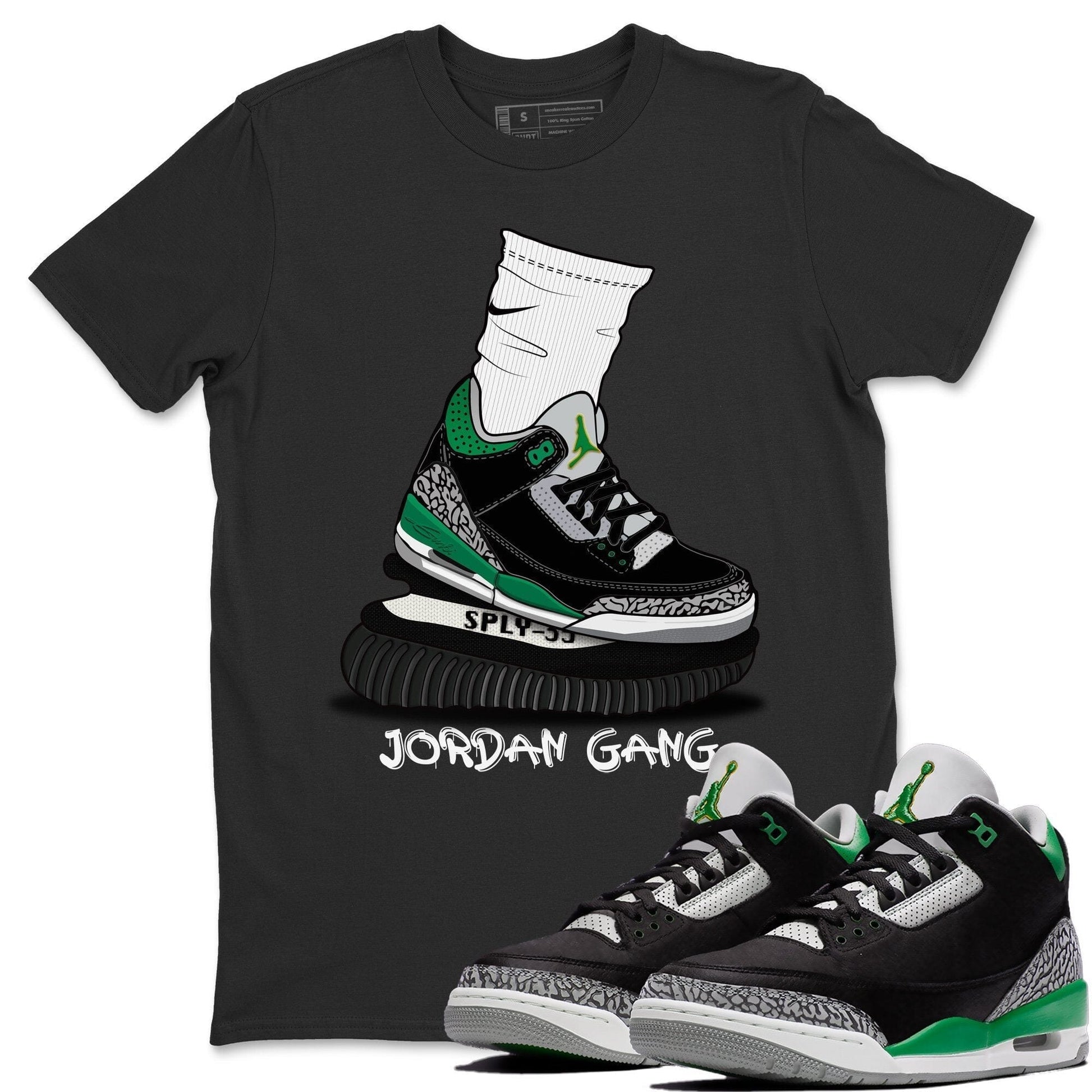 Jordan 3 Pine Green Sneaker Match Tees Jordan Gang Sneaker Tees Jordan 3 Pine Green Sneaker Release Tees Unisex Shirts