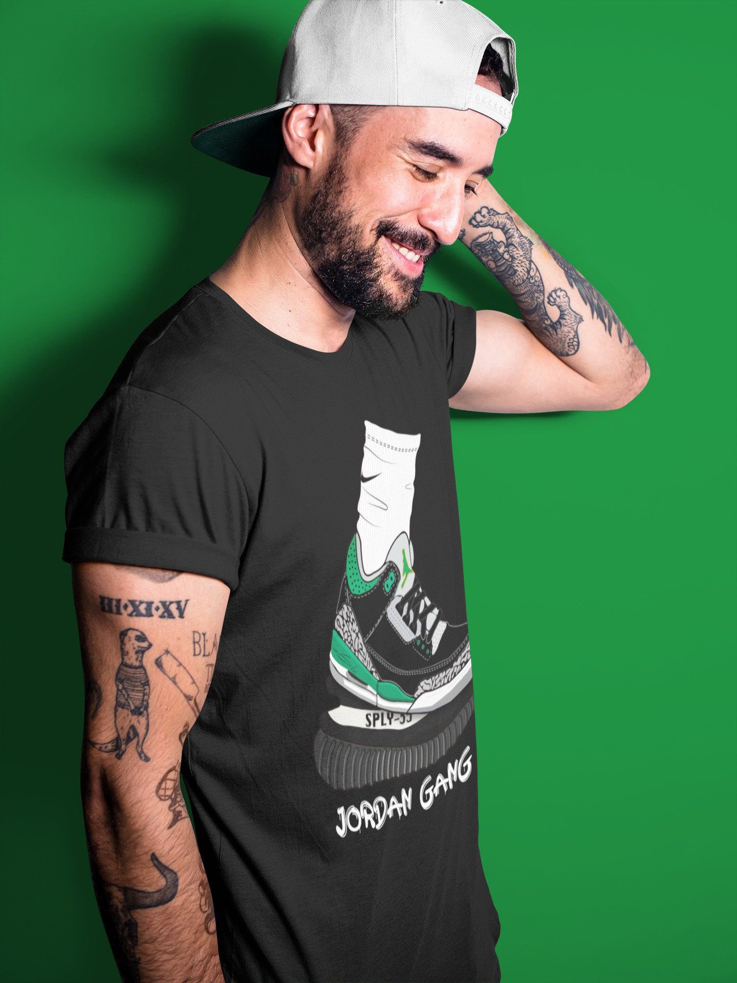 Jordan 3 Pine Green Sneaker Match Tees Jordan Gang Sneaker Tees Jordan 3 Pine Green Sneaker Release Tees Unisex Shirts