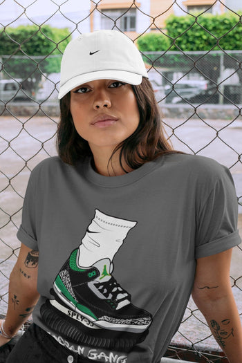 Jordan 3 Pine Green Sneaker Match Tees Jordan Gang Sneaker Tees Jordan 3 Pine Green Sneaker Release Tees Unisex Shirts