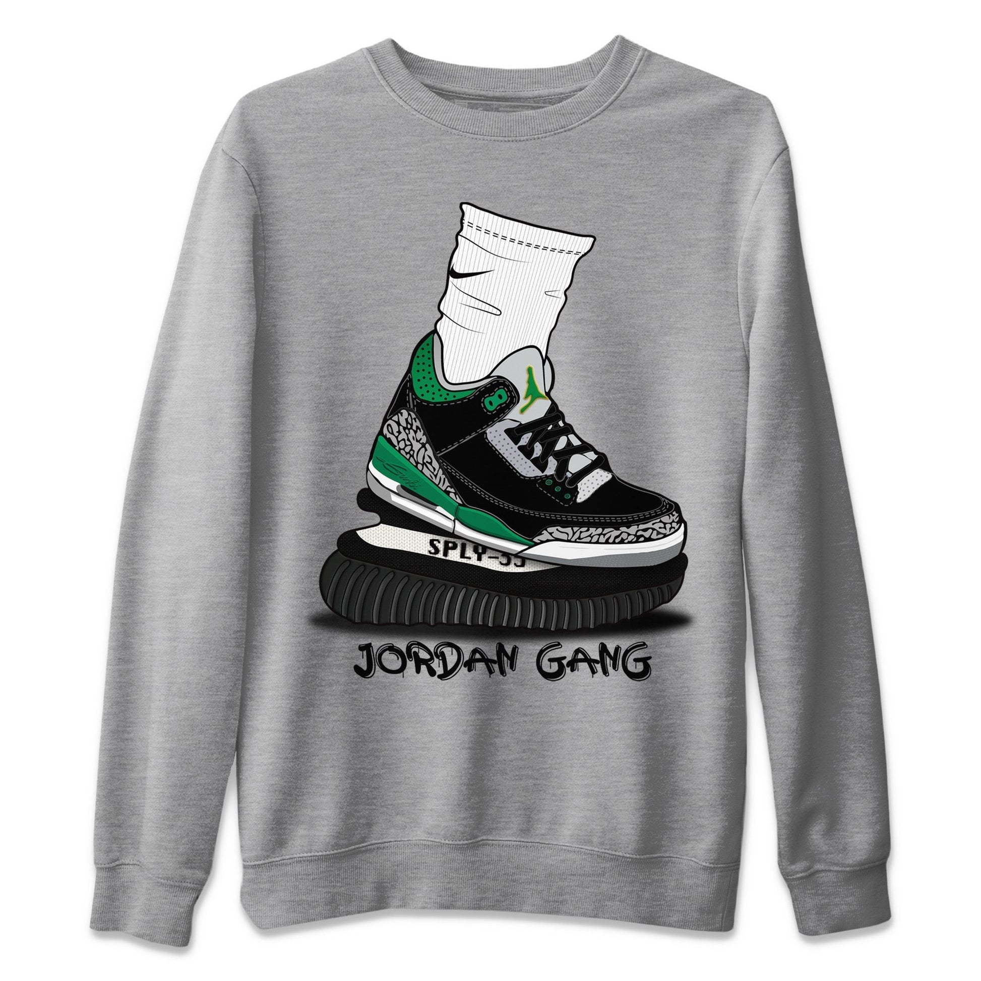Jordan 3 Pine Green Sneaker Match Tees Jordan Gang Sneaker Tees Jordan 3 Pine Green Sneaker Release Tees Unisex Shirts