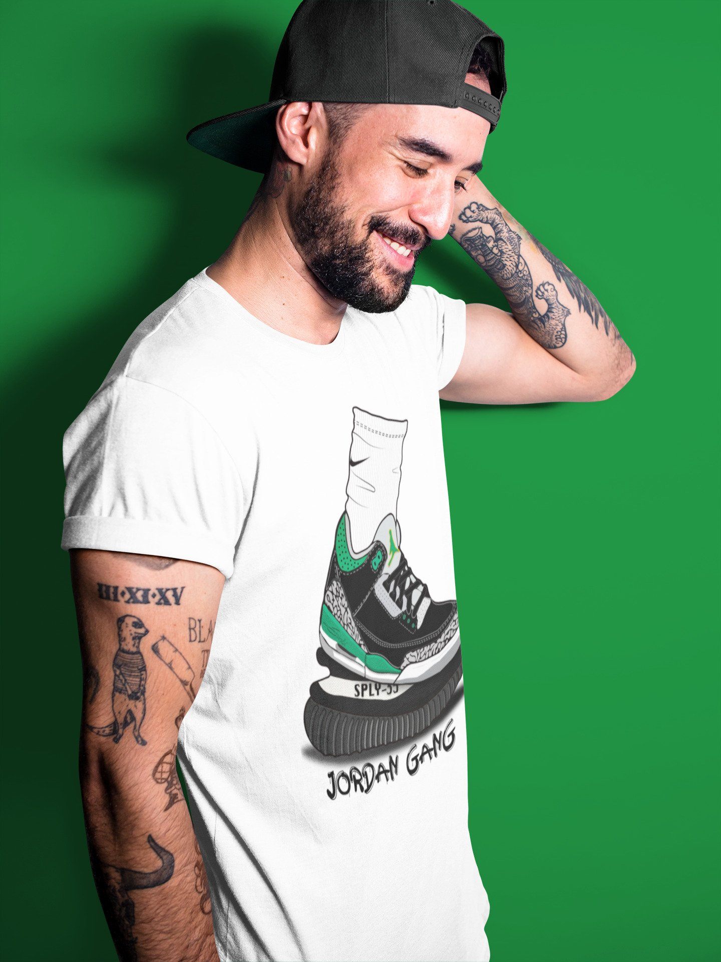 Jordan 3 Pine Green Sneaker Match Tees Jordan Gang Sneaker Tees Jordan 3 Pine Green Sneaker Release Tees Unisex Shirts