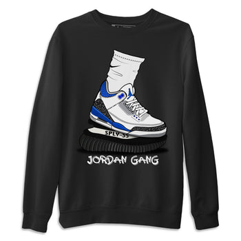 Jordan 3 Racer Blue Sneaker Match Tees Jordan Gang Sneaker Tees Jordan 3 Racer Blue Sneaker Release Tees Unisex Shirts