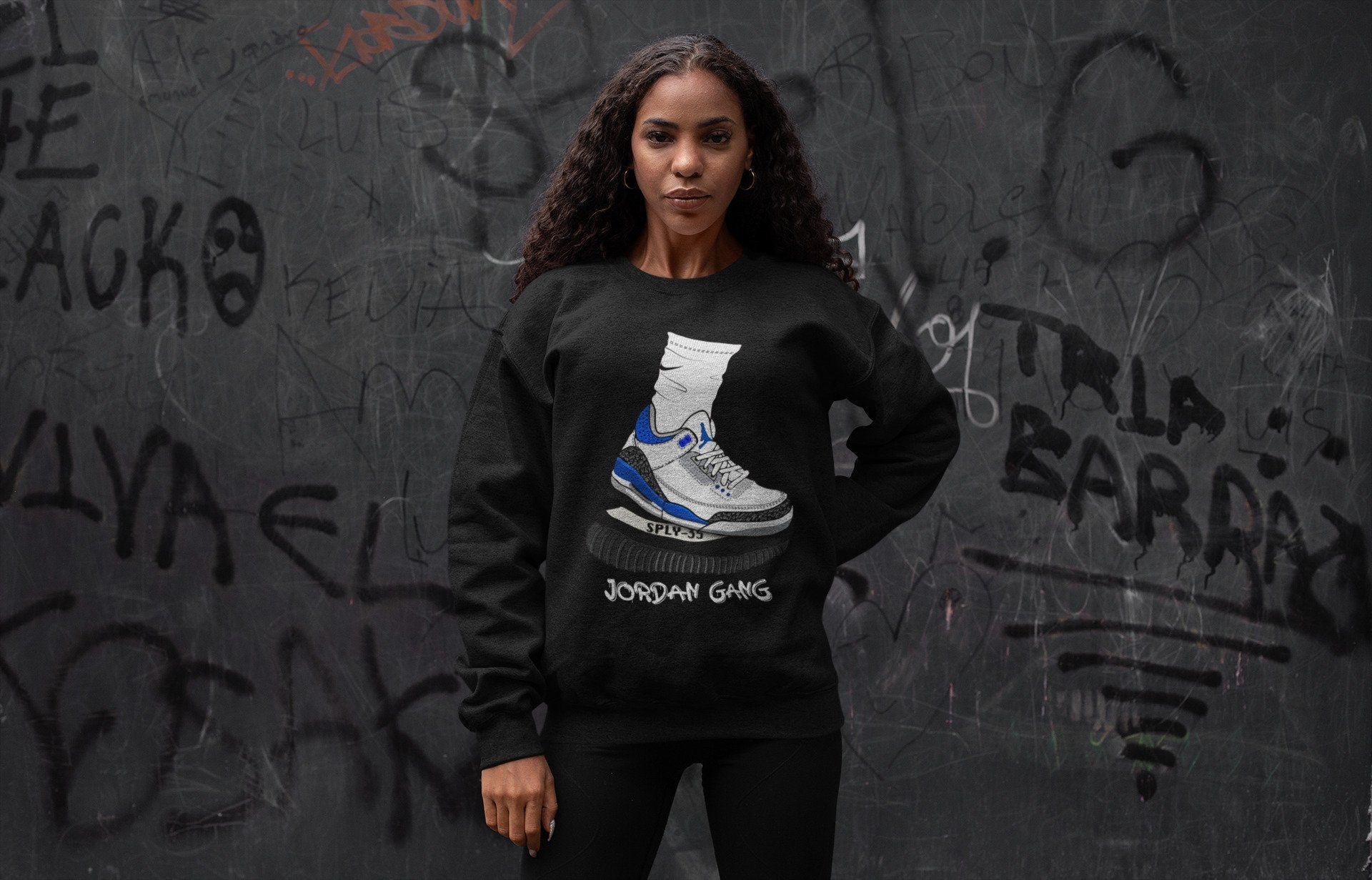 Jordan 3 Racer Blue Sneaker Match Tees Jordan Gang Sneaker Tees Jordan 3 Racer Blue Sneaker Release Tees Unisex Shirts