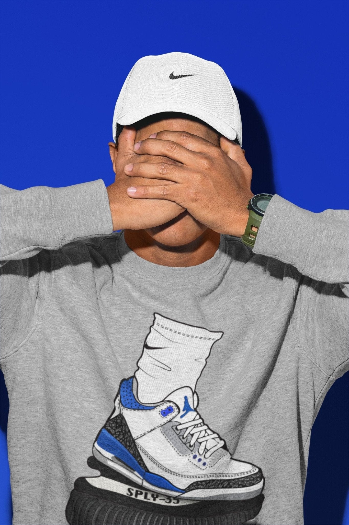 Jordan 3 Racer Blue Sneaker Match Tees Jordan Gang Sneaker Tees Jordan 3 Racer Blue Sneaker Release Tees Unisex Shirts