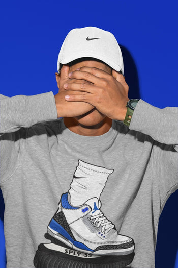 Jordan 3 Racer Blue Sneaker Match Tees Jordan Gang Sneaker Tees Jordan 3 Racer Blue Sneaker Release Tees Unisex Shirts