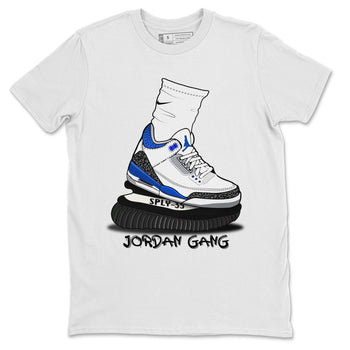 Jordan 3 Racer Blue Sneaker Match Tees Jordan Gang Sneaker Tees Jordan 3 Racer Blue Sneaker Release Tees Unisex Shirts