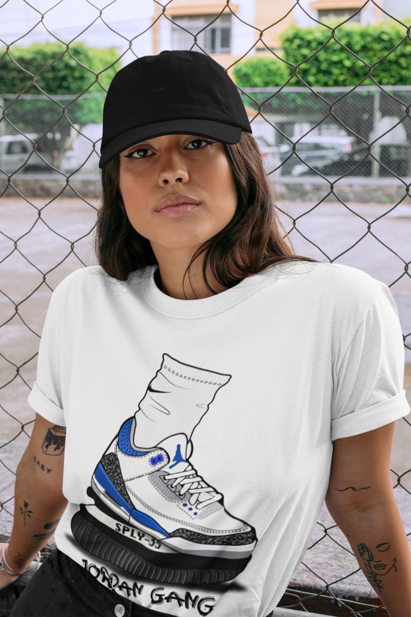 Jordan 3 Racer Blue Sneaker Match Tees Jordan Gang Sneaker Tees Jordan 3 Racer Blue Sneaker Release Tees Unisex Shirts