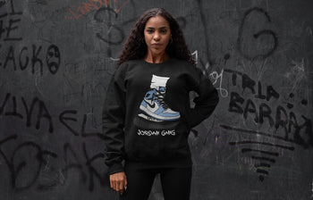 Jordan 1 University Blue Sneaker Match Tees Jordan Gang Sneaker Tees Jordan 1 University Blue Sneaker Release Tees Unisex Shirts