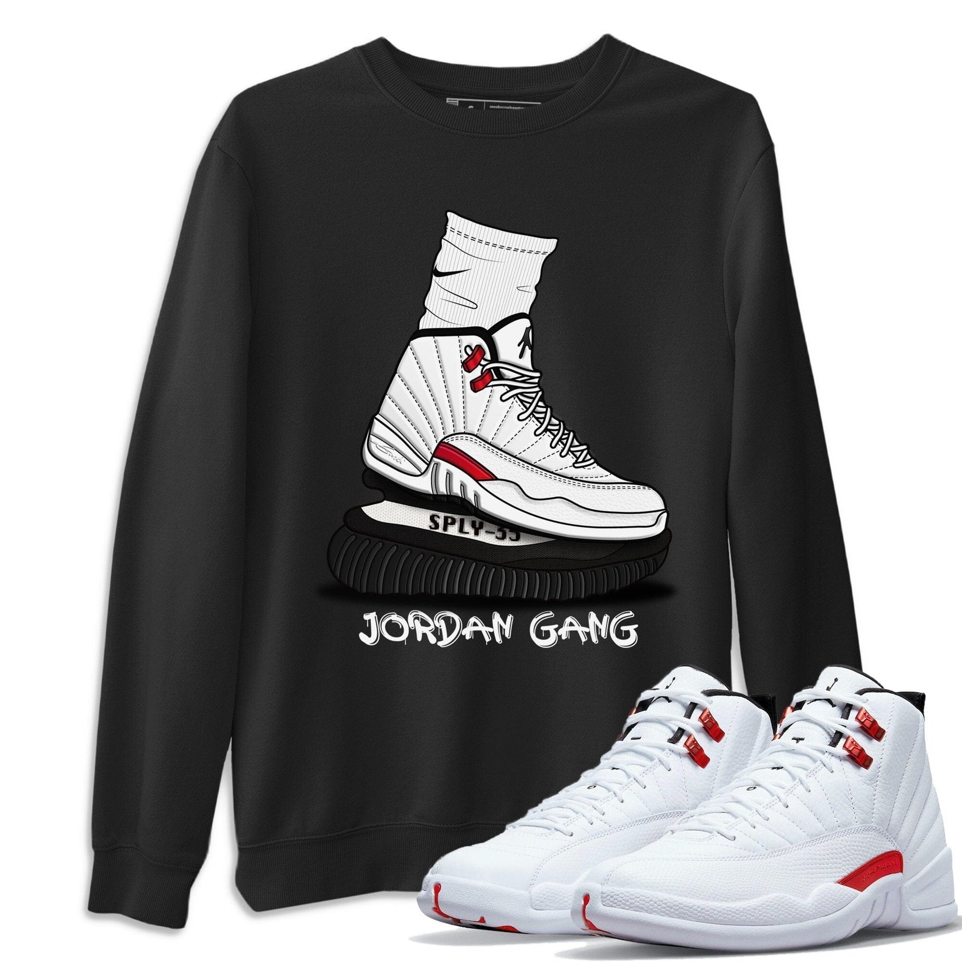 Jordan 12 Twist Sneaker Match Tees Jordan Gang Sneaker Tees Jordan 12 Twist Sneaker Release Tees Unisex Shirts