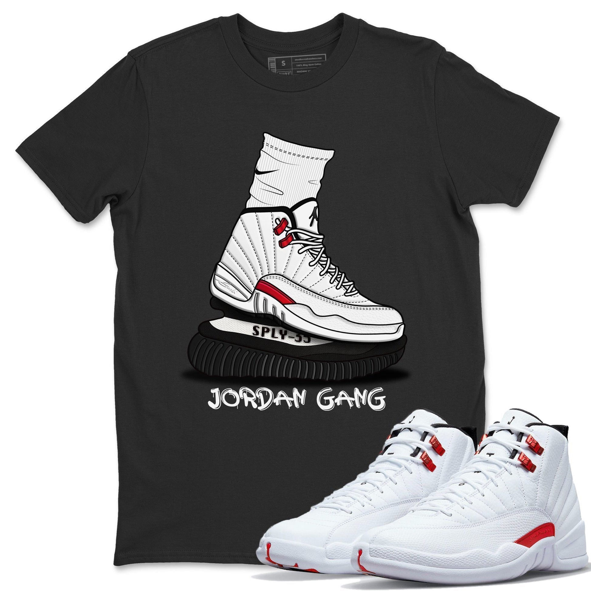 Jordan 12 Twist Sneaker Match Tees Jordan Gang Sneaker Tees Jordan 12 Twist Sneaker Release Tees Unisex Shirts