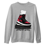 Jordan 1 Bred Patent Sneaker Match Tees Jordan Gang Sneaker Tees Jordan 1 Bred Patent Sneaker Release Tees Unisex Shirts