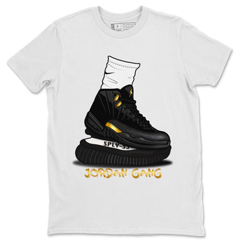 Jordan 12 Black Taxi Sneaker Match Tees Jordan Gang Sneaker Tees Jordan 12 Black Taxi Sneaker Release Tees Unisex Shirts