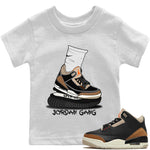 Jordan 3 Desert Elephant Sneaker Match Tees Jordan Gang Sneaker Tees Jordan 3 Desert Elephant Sneaker Release Tees Kids Shirts