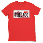 Jordan 1 Chicago Sneaker Match Tees Jordan Plate Sneaker Tees Jordan 1 Chicago Sneaker Release Tees Unisex Shirts