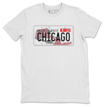 Jordan 1 Chicago Sneaker Match Tees Jordan Plate Sneaker Tees Jordan 1 Chicago Sneaker Release Tees Unisex Shirts