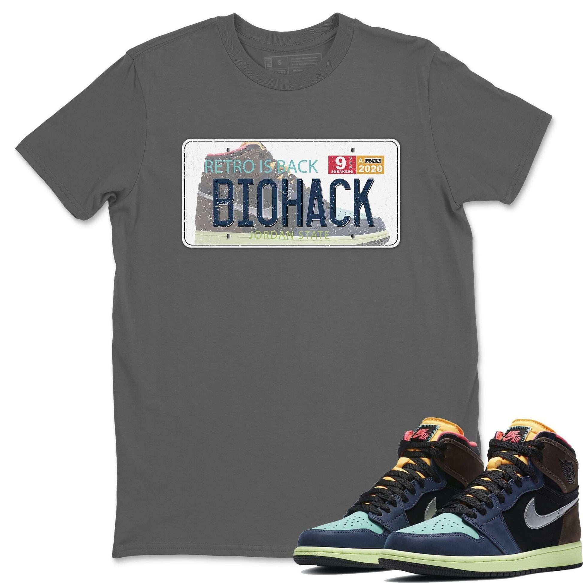 Jordan 1 Bio Hack Sneaker Match Tees Jordan Plate Sneaker Tees Jordan 1 Bio Hack Sneaker Release Tees Unisex Shirts