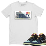 Jordan 1 Bio Hack Sneaker Match Tees Jordan Plate Sneaker Tees Jordan 1 Bio Hack Sneaker Release Tees Unisex Shirts