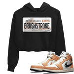 Jordan 1 Brushstroke Sneaker Match Tees Jordan Plate Sneaker Tees Jordan 1 Brushstroke Sneaker Release Tees Women's Shirts