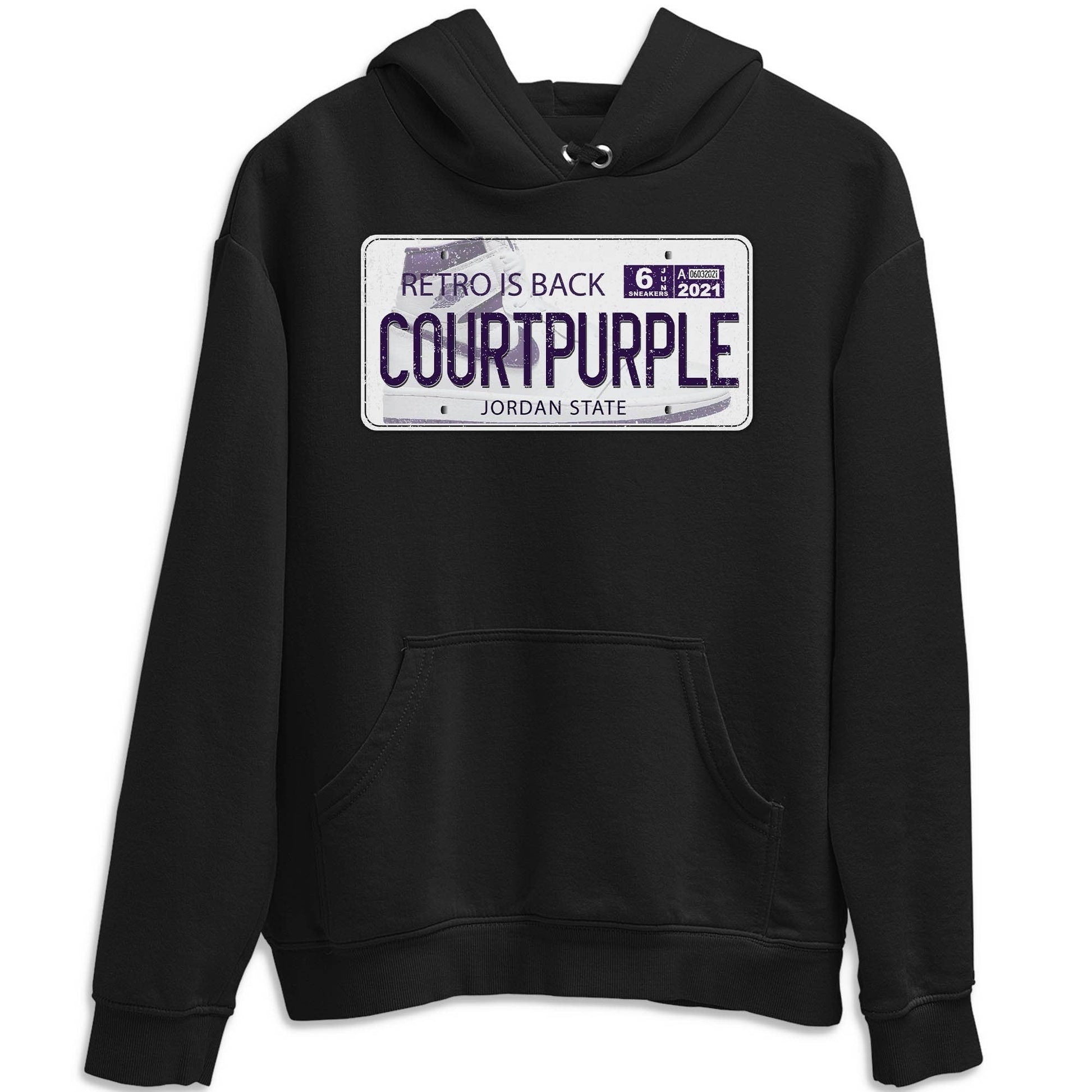 Jordan 1 WMNS Court Purple Sneaker Match Tees Jordan Plate Sneaker Tees Jordan 1 WMNS Court Purple Sneaker Release Tees Unisex Shirts
