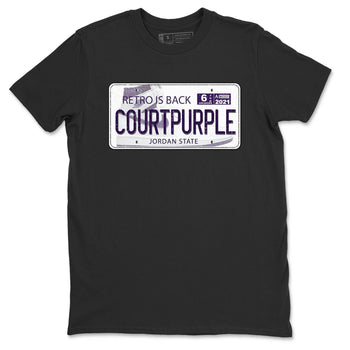 Jordan 1 WMNS Court Purple Sneaker Match Tees Jordan Plate Sneaker Tees Jordan 1 WMNS Court Purple Sneaker Release Tees Unisex Shirts