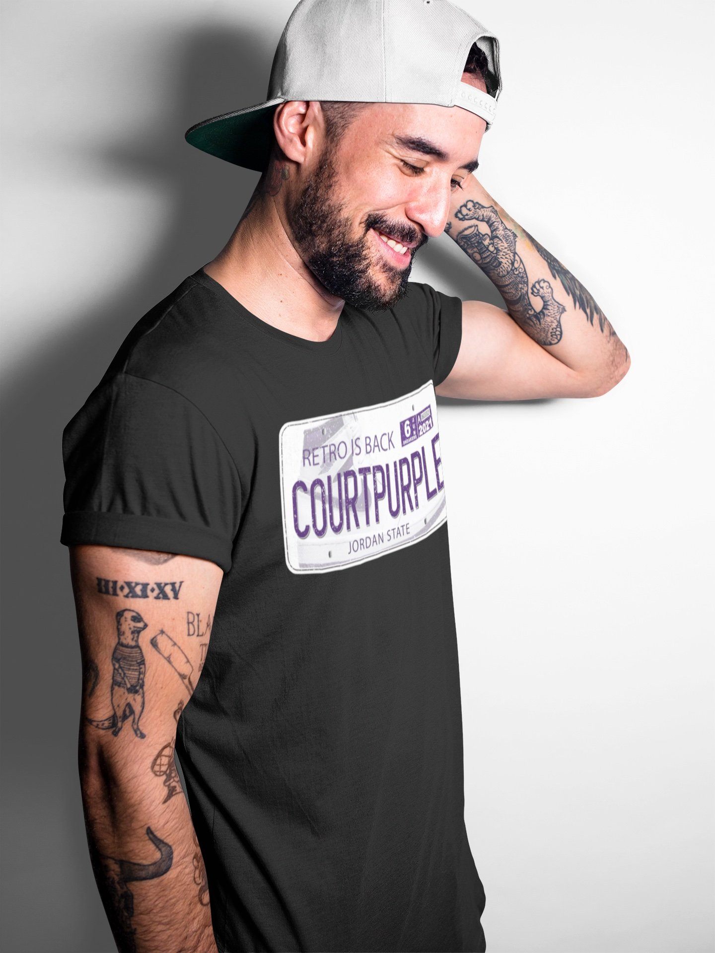Jordan 1 WMNS Court Purple Sneaker Match Tees Jordan Plate Sneaker Tees Jordan 1 WMNS Court Purple Sneaker Release Tees Unisex Shirts