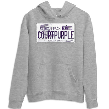 Jordan 1 WMNS Court Purple Sneaker Match Tees Jordan Plate Sneaker Tees Jordan 1 WMNS Court Purple Sneaker Release Tees Unisex Shirts