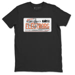 Jordan 1 Electro Orange Sneaker Match Tees Jordan Plate Sneaker Tees Jordan 1 Electro Orange Sneaker Release Tees Unisex Shirts