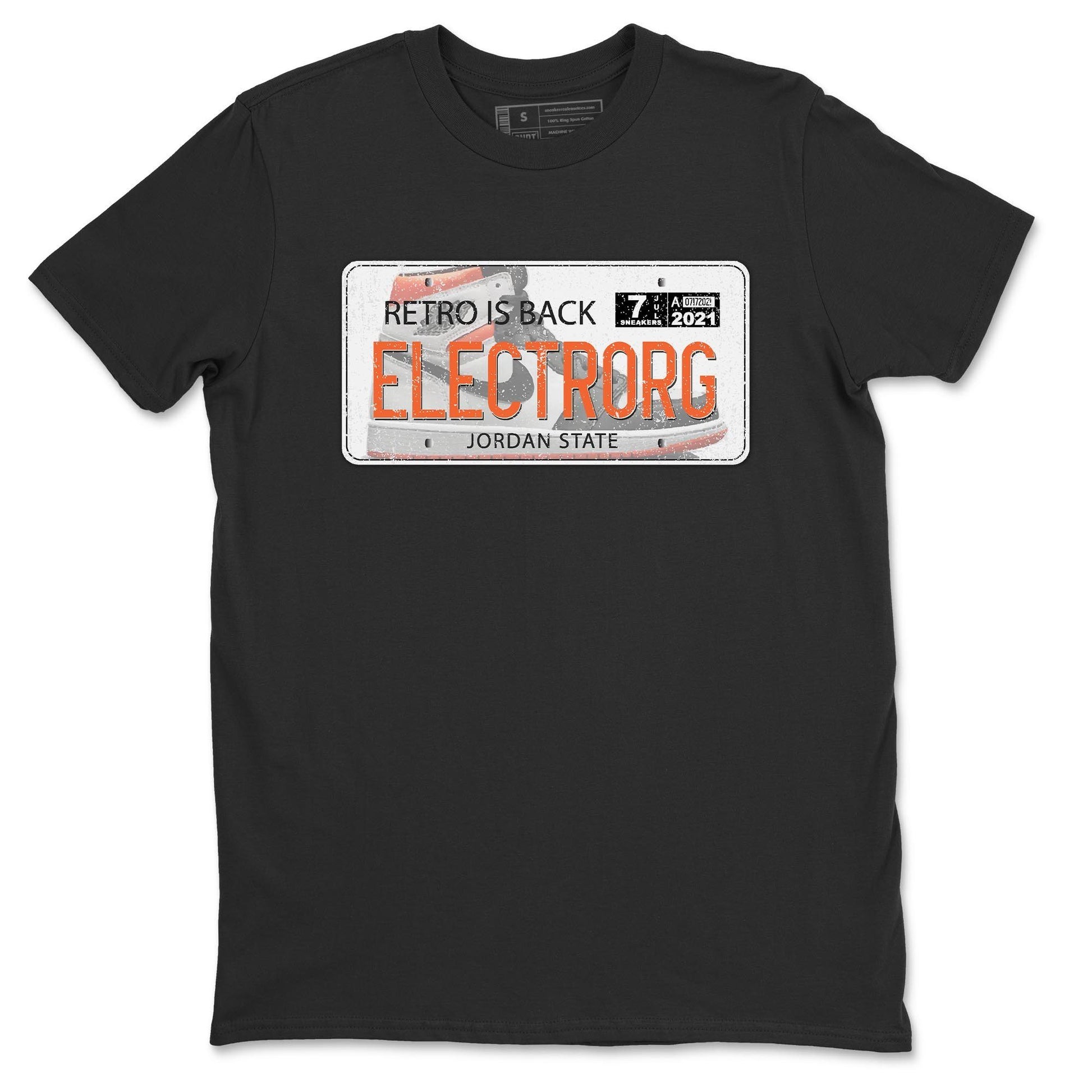 Jordan 1 Electro Orange Sneaker Match Tees Jordan Plate Sneaker Tees Jordan 1 Electro Orange Sneaker Release Tees Unisex Shirts