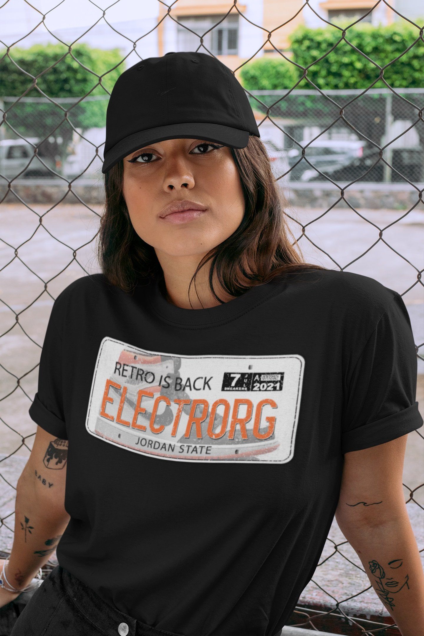 Jordan 1 Electro Orange Sneaker Match Tees Jordan Plate Sneaker Tees Jordan 1 Electro Orange Sneaker Release Tees Unisex Shirts