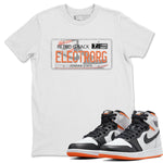 Jordan 1 Electro Orange Sneaker Match Tees Jordan Plate Sneaker Tees Jordan 1 Electro Orange Sneaker Release Tees Unisex Shirts