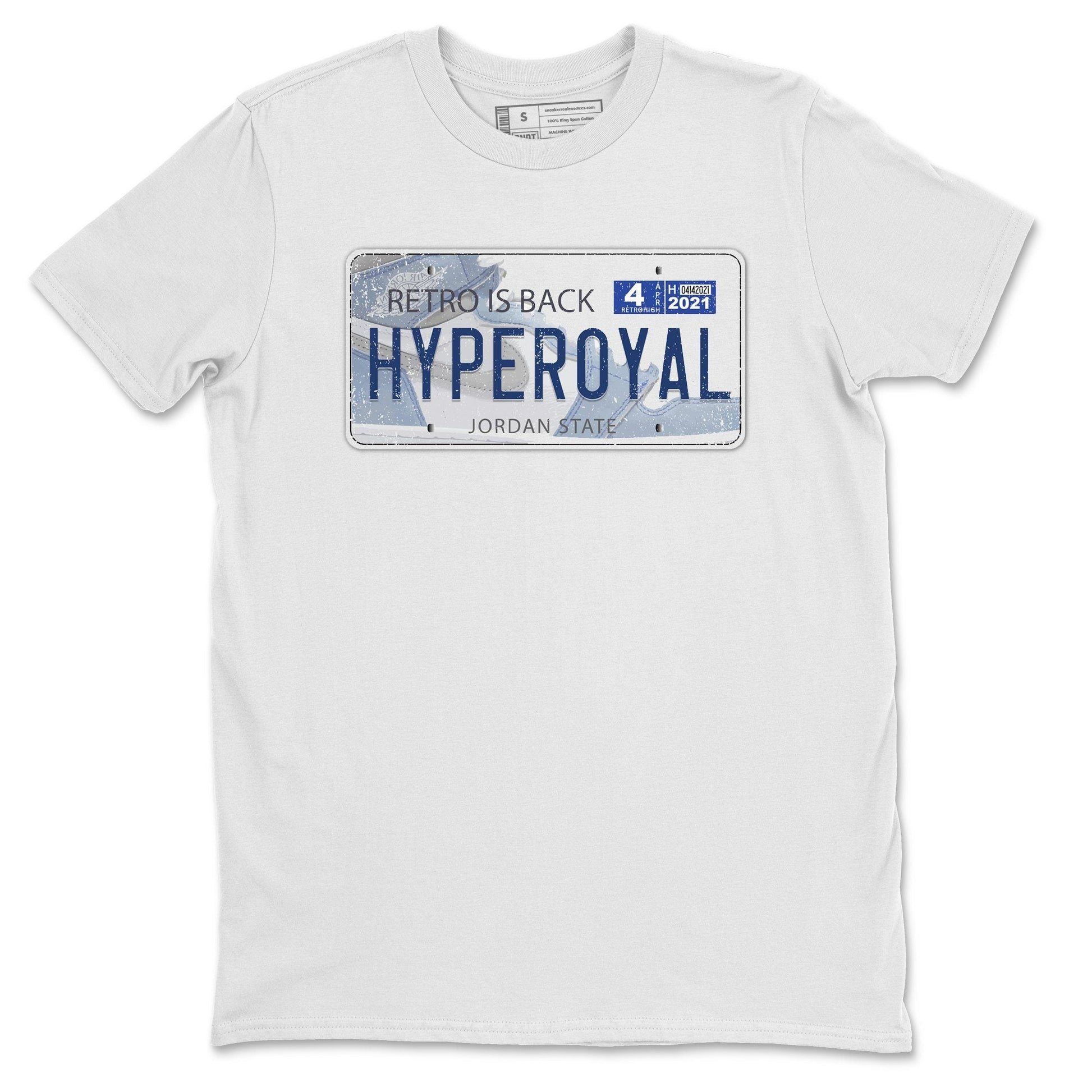 Jordan 1 Hyper Royal Sneaker Match Tees Jordan Plate Sneaker Tees Jordan 1 Hyper Royal Sneaker Release Tees Unisex Shirts