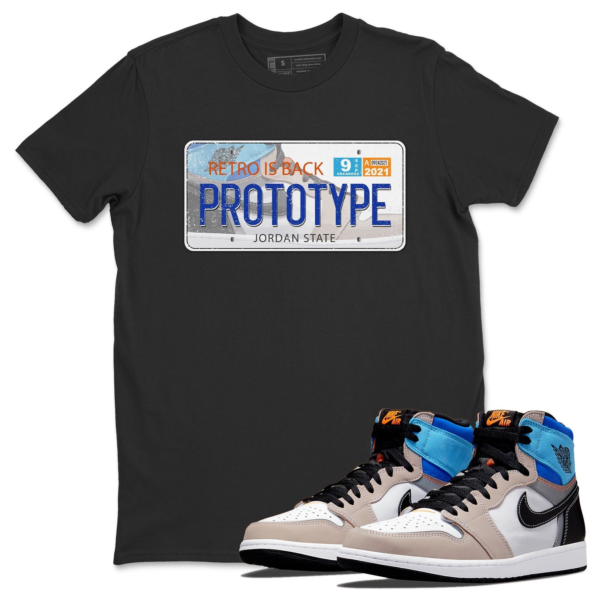 Jordan 1 Prototype Sneaker Match Tees Jordan Plate Sneaker Tees Jordan 1 Prototype Sneaker Release Tees Unisex Shirts