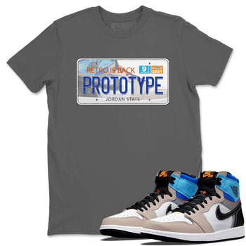 Jordan 1 Prototype Sneaker Match Tees Jordan Plate Sneaker Tees Jordan 1 Prototype Sneaker Release Tees Unisex Shirts