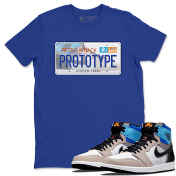 Jordan 1 Prototype Sneaker Match Tees Jordan Plate Sneaker Tees Jordan 1 Prototype Sneaker Release Tees Unisex Shirts