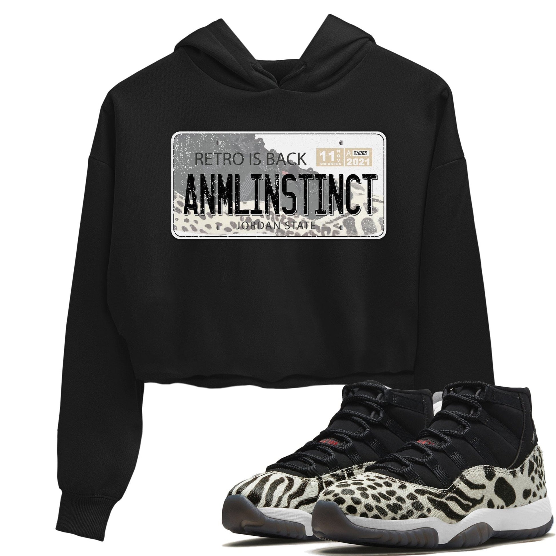 Jordan 11 Animal Instinct Sneaker Match Tees Jordan Plate Sneaker Tees Jordan 11 Animal Instinct Sneaker Release Tees Women's Shirts