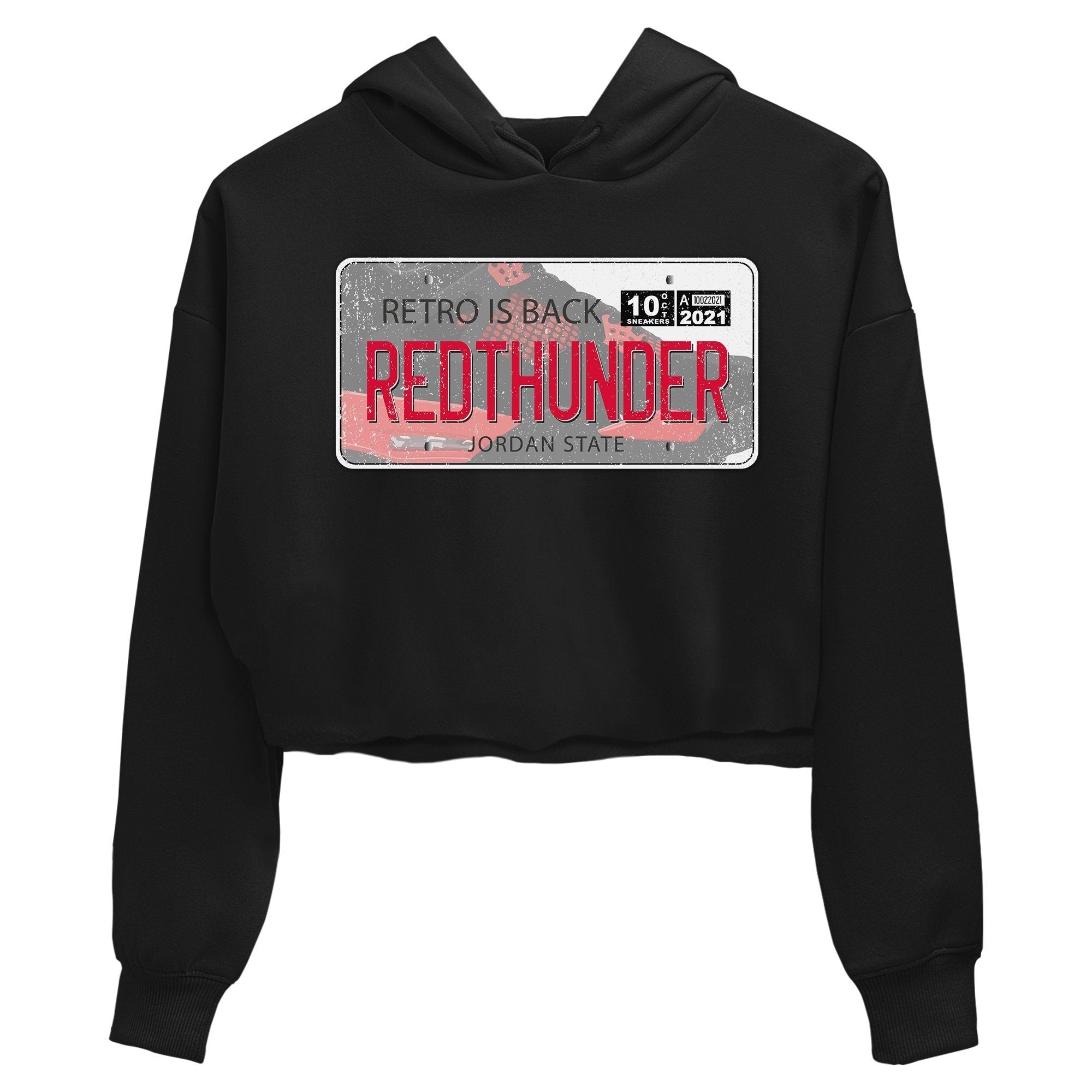 Jordan 4 Red Thunder Sneaker Match Tees Jordan Plate Sneaker Tees Jordan 4 Red Thunder Sneaker Release Tees Women's Shirts