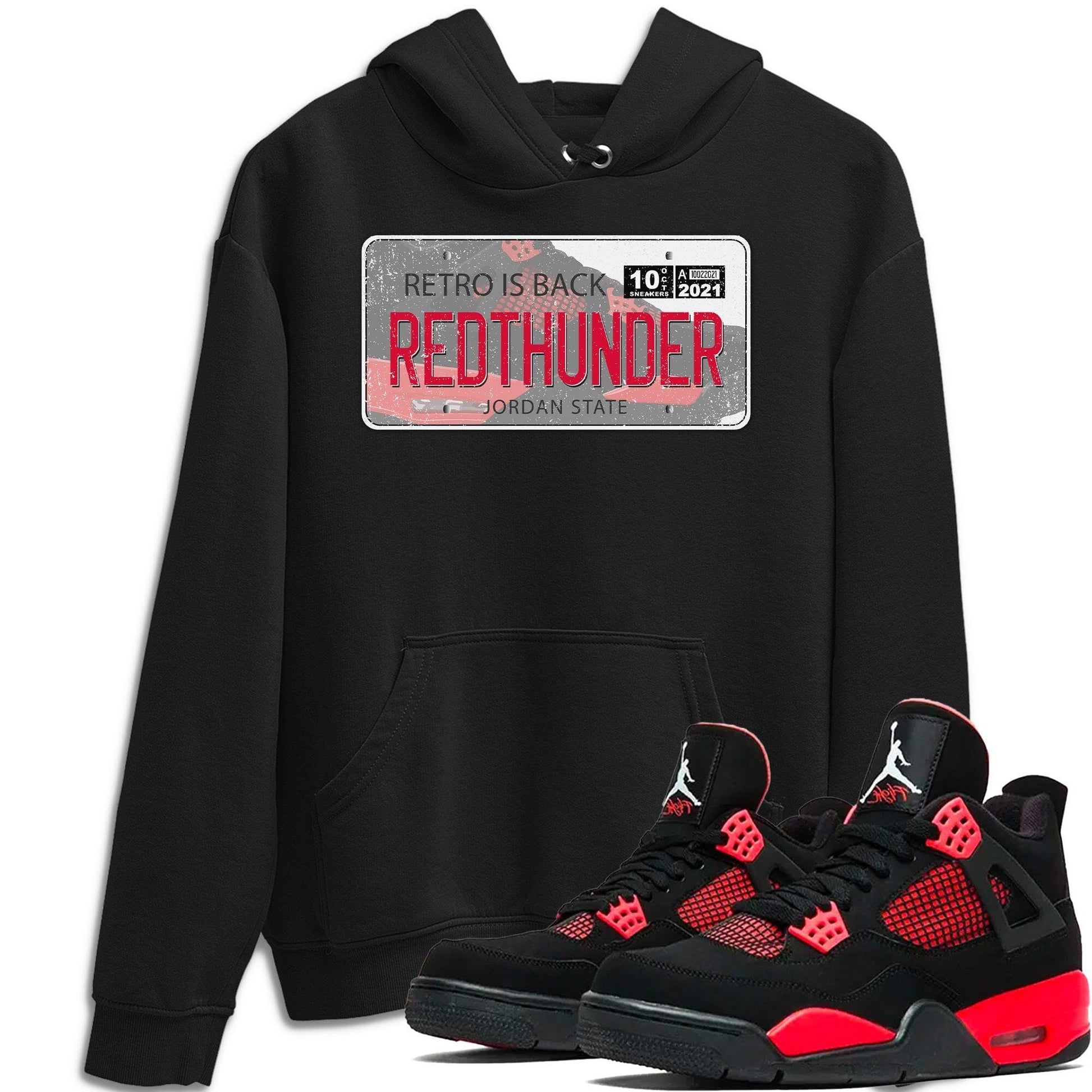Jordan 4 Red Thunder Sneaker Match Tees Jordan Plate Sneaker Tees Jordan 4 Red Thunder Sneaker Release Tees Unisex Shirts