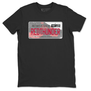 Jordan 4 Red Thunder Sneaker Match Tees Jordan Plate Sneaker Tees Jordan 4 Red Thunder Sneaker Release Tees Unisex Shirts