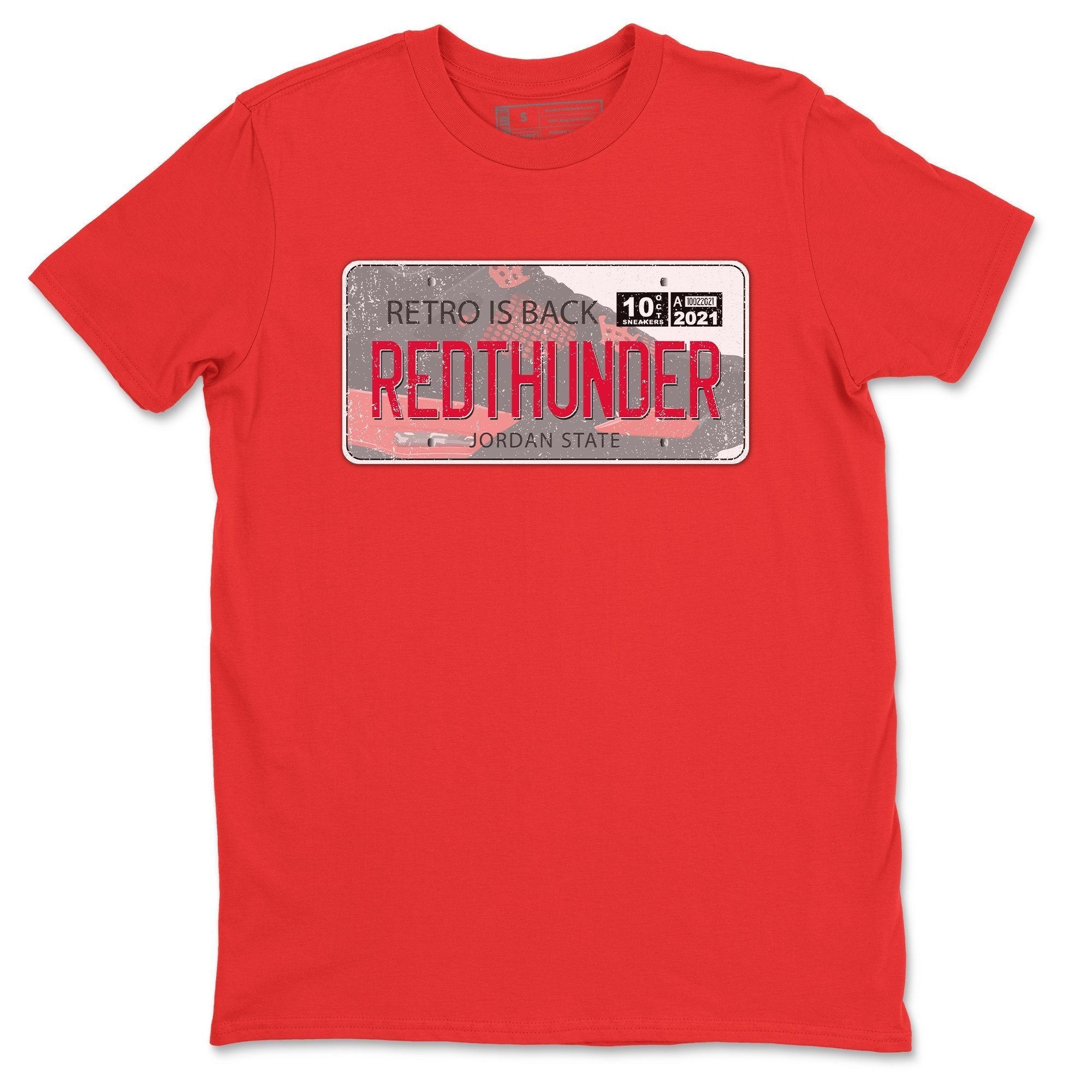 Jordan 4 Red Thunder Sneaker Match Tees Jordan Plate Sneaker Tees Jordan 4 Red Thunder Sneaker Release Tees Unisex Shirts