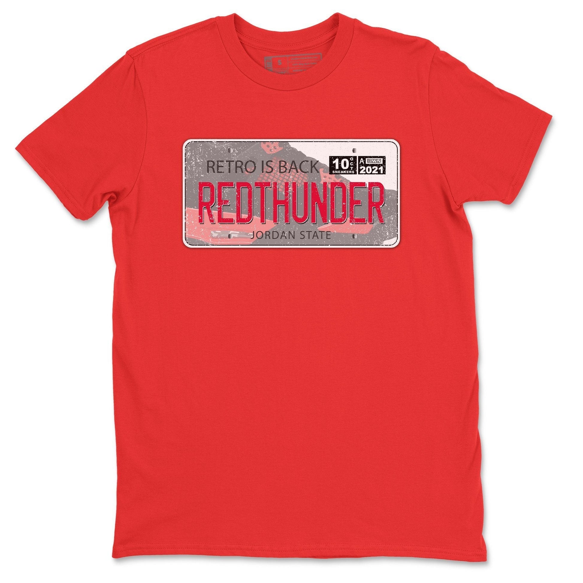 Jordan 4 Red Thunder Sneaker Match Tees Jordan Plate Sneaker Tees Jordan 4 Red Thunder Sneaker Release Tees Unisex Shirts
