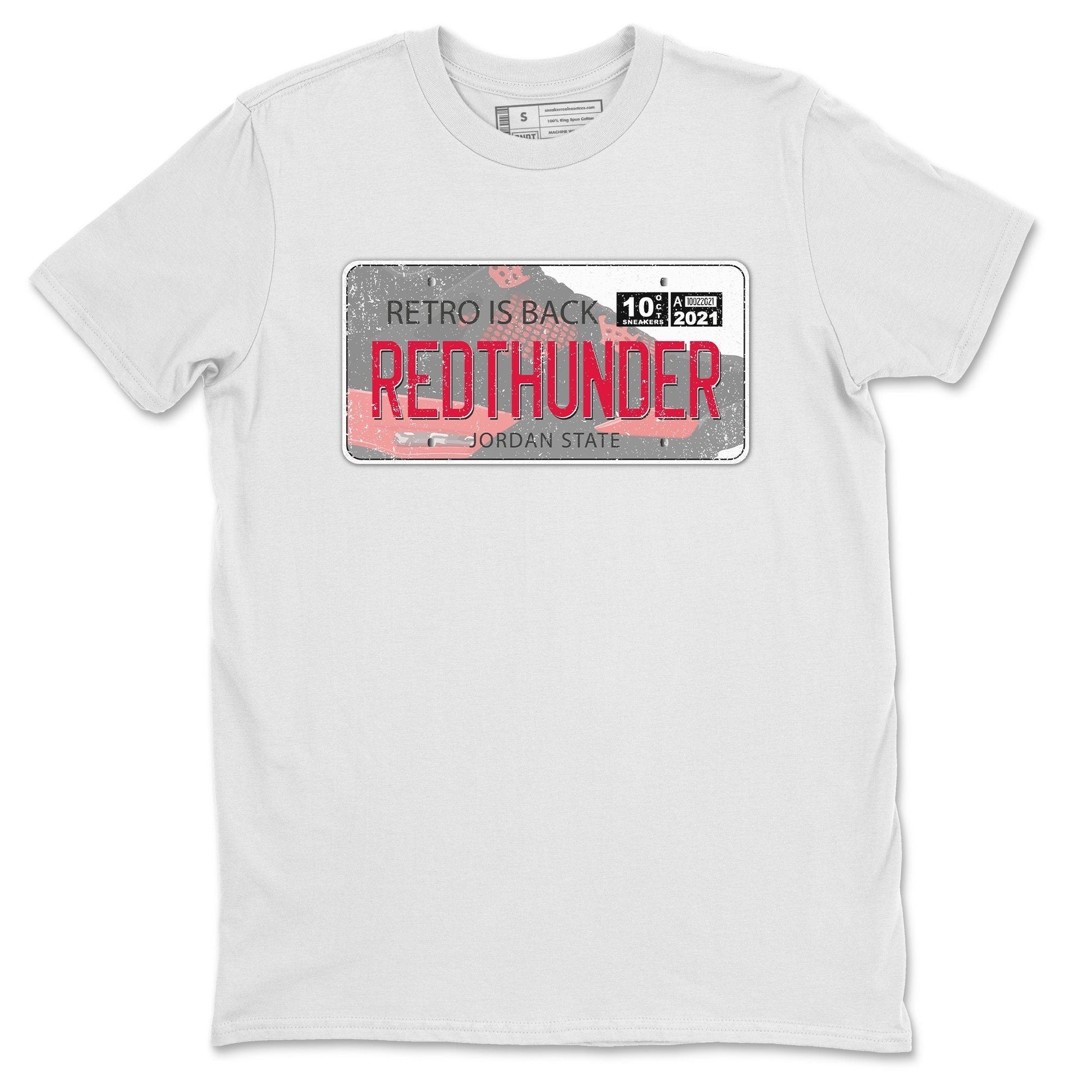 Jordan 4 Red Thunder Sneaker Match Tees Jordan Plate Sneaker Tees Jordan 4 Red Thunder Sneaker Release Tees Unisex Shirts